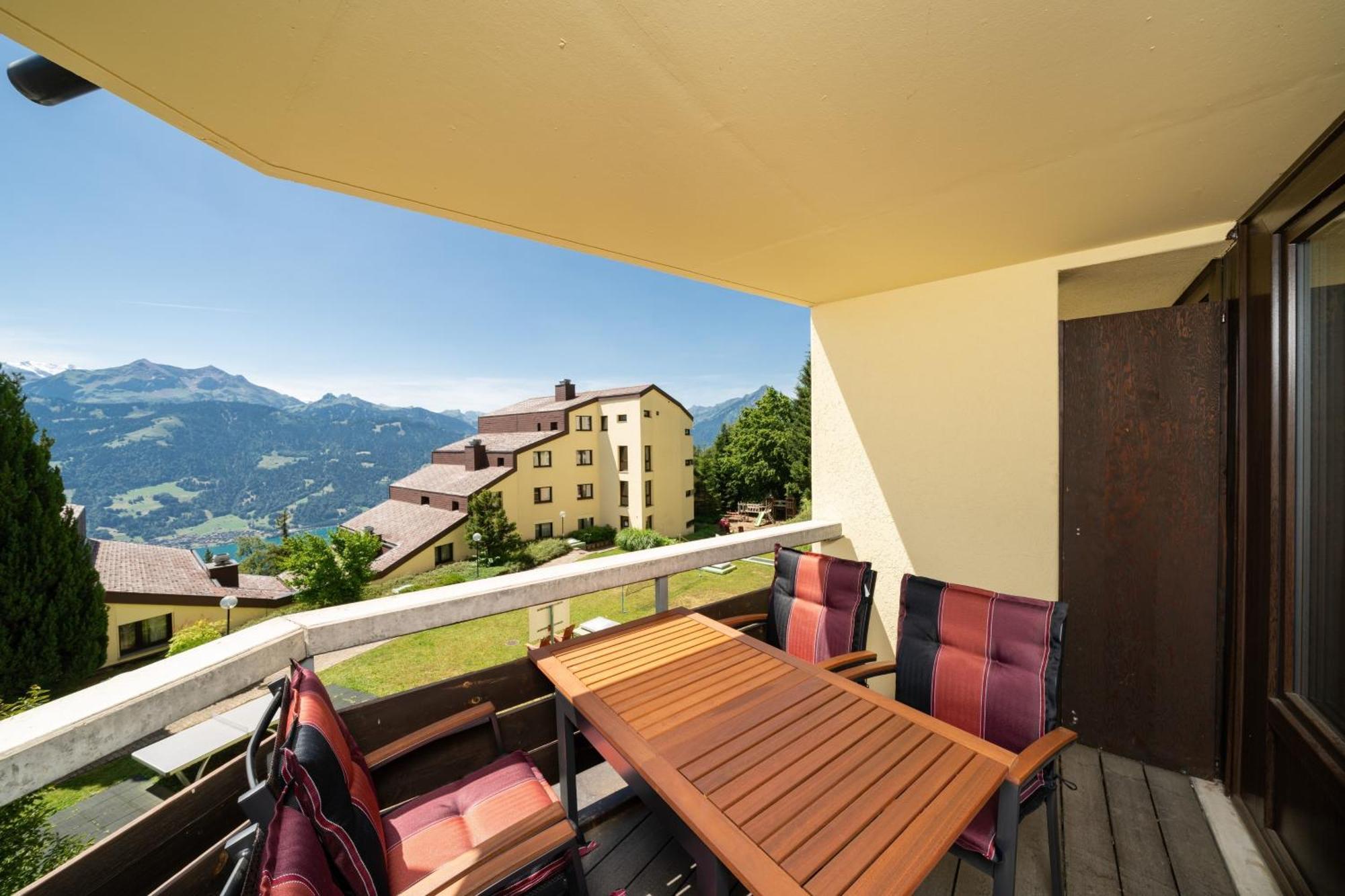 Wohnung Edelweiss Direkt In 4 Sterne Hotel Beatenberg Bagian luar foto