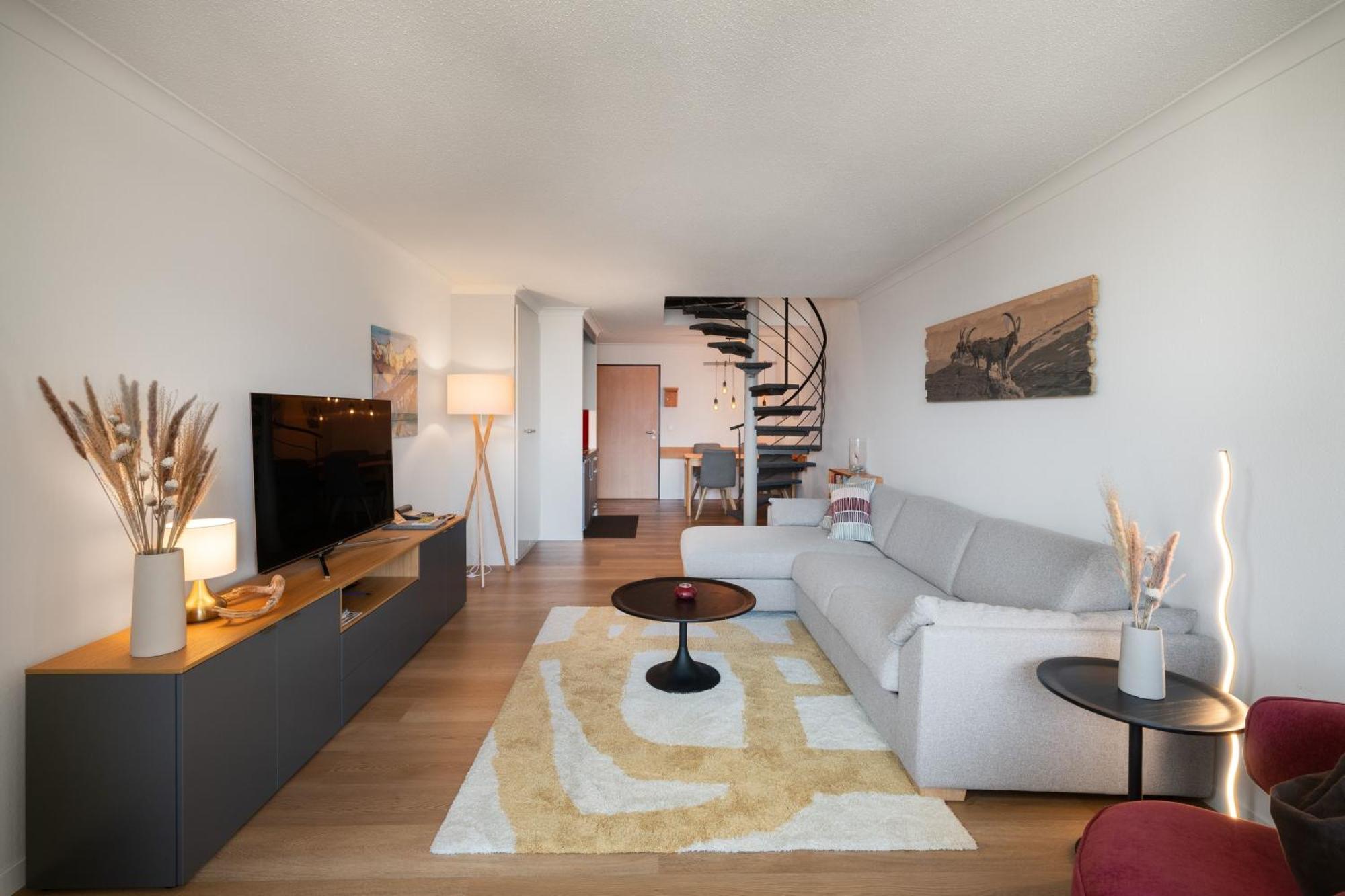 Wohnung Edelweiss Direkt In 4 Sterne Hotel Beatenberg Bagian luar foto
